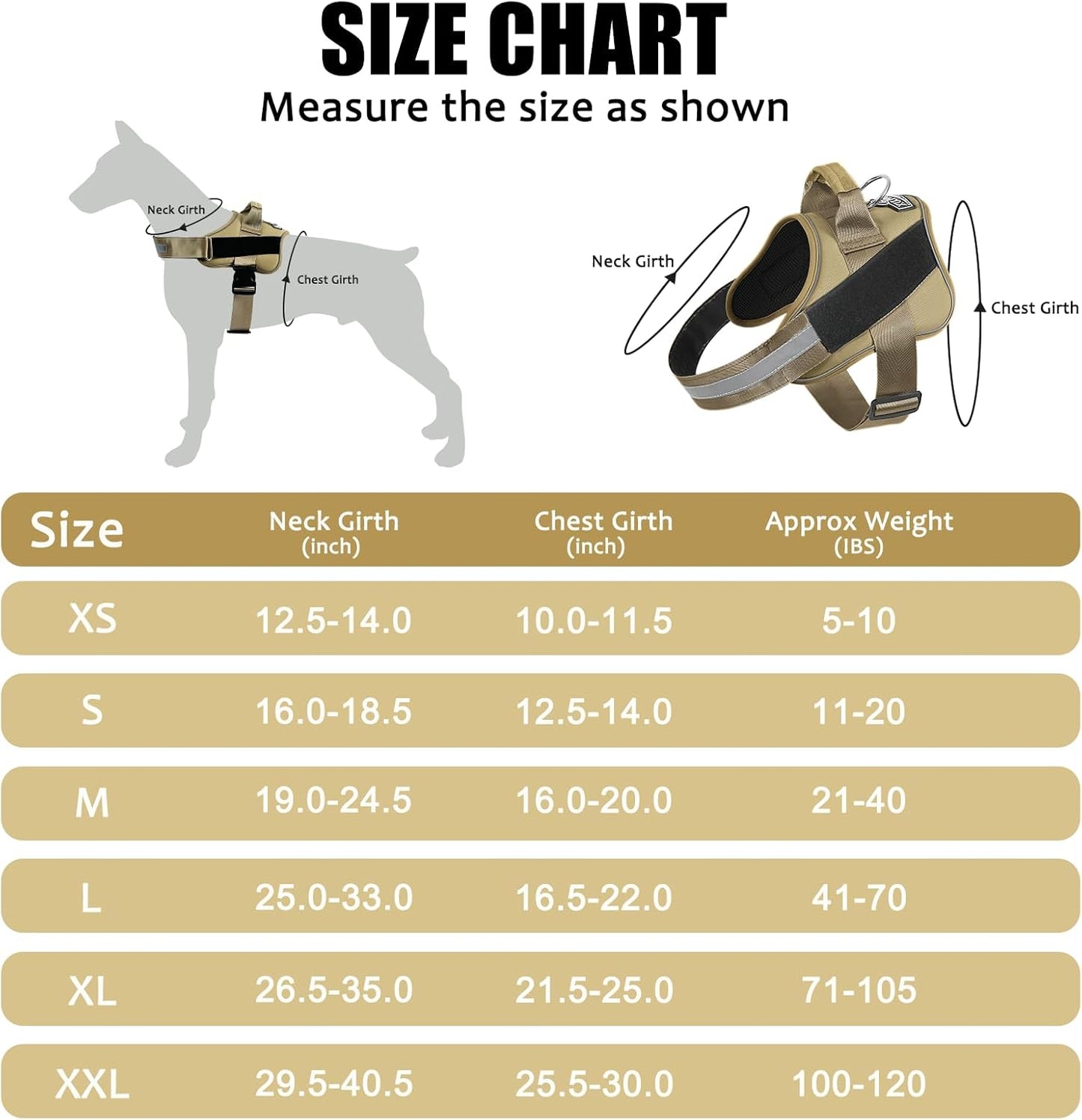 Bolux Dog Harness, No-Pull Reflective Dog Vest, Breathable Adjustable Pet Harness with Handle for Outdoor Walking - No More Pulling, Tugging or Choking