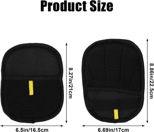 2pcs Pet Hair Removal Gloves, 2 Style Reusable Pet Hair Static Remover Mitt Glove for Cat Dog Sofa Furniture Carpet Curtain Bed Sheet Clothes Car Seat Cleaning Tool (Regular & Five Finger Style)