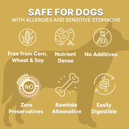 Gaines Family Farmstead Elk Chips for Dogs – 4 oz, Natural Single-Ingredient Dog Treats, High-Protein Rawhide-Free Chews, Healthy Grain-Free Snacks, Made in USA