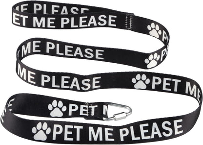 BLUPARK Funny Dog Leash Walking Training Dog Leashes Dog Owner Pet Lover Gift(Pet Me Please)