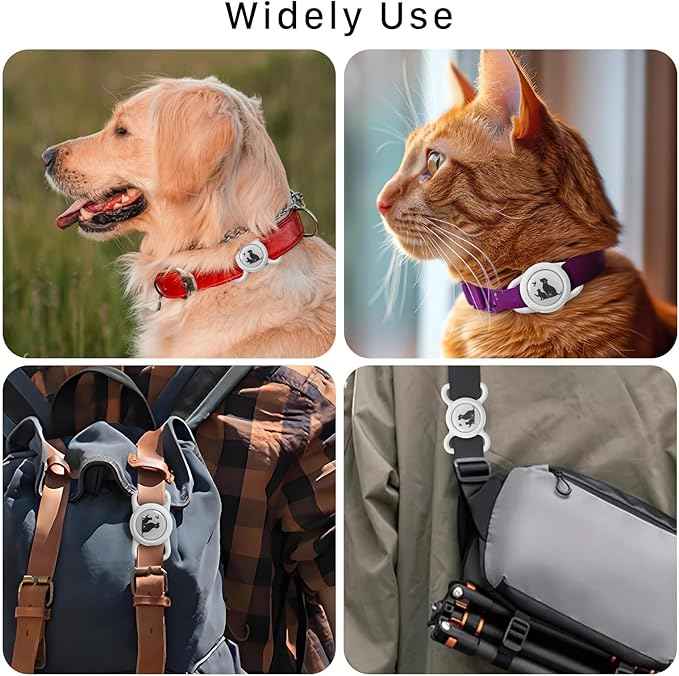 Compatible with Holder Airtag for Dog Collar with Apple Case Waterproof