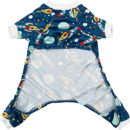 CuteBone Small Dogs Outfit Soft Puppy Onesies Pjs Dog Pajamas Pet Coat Cat Apparel Comfy Doggie Jumpsuit Bodysuit for All Seasons P16M