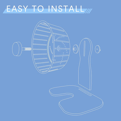 Petest Hamster Exercise Wheel, Silent Spinner Hamster Running Wheels, Diameter 8.3 inch, Blue