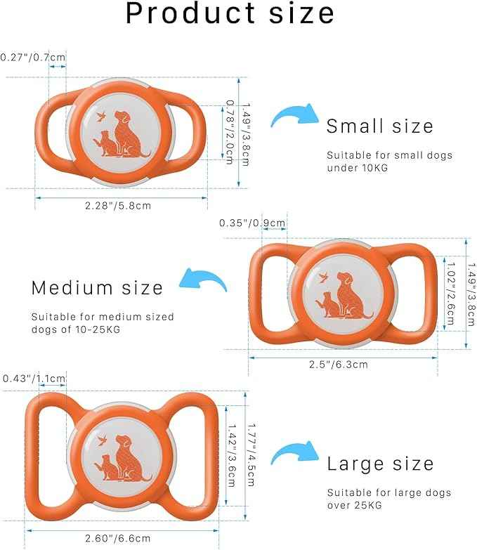 Compatible with Holder Airtag for Dog Collar with Apple Case Waterproof