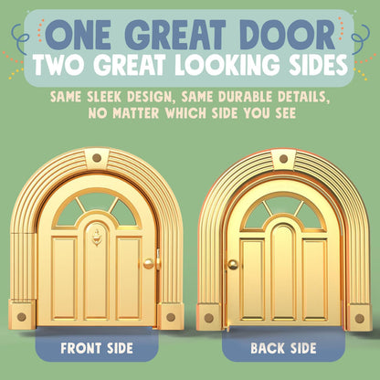 Meow Manor® Cat Door Interior Door - No-Flap, Interior Cat Door for Cats Up to 20 lbs, Easy DIY Setup, Secured Installation in Minutes, No Training Needed…