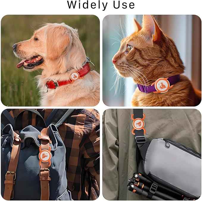 Compatible with Holder Airtag for Dog Collar with Apple Case Waterproof