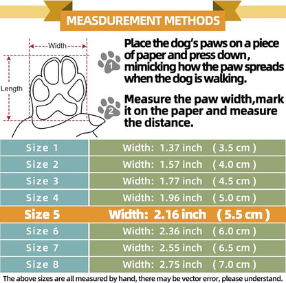 Hcpet Dog Boots for Large Dogs, Dog Shoes for Hot Pavement Winter Snow, Paw Protector Dog Booties Designed for Comfort and Breathability, Outdoor Booties for Small Medium Dogs for Hiking Pink Size 5