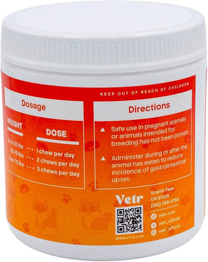 Vetr Probiotic Chews for Dogs - Chicken Flavored - Probiotics for Digestive Health - 120 Soft Chews - Vet-Formulated in USA
