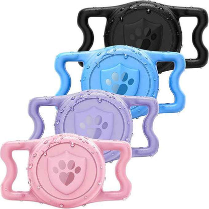 4 Pack for Airtag Dog Collar Holder – IP68 Waterproof Dog Air Tag Holder for Dog Collar, Anti-Lost & Durable Silicone Case, Compatible with Apple AirTags
