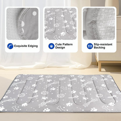 MH MYLUNE HOME Upgrade Cooling Mat for Pets, 28”x39” Arc-Chill Fiber Reinforced Padding, Heat-Absorbing Color-Changing Pet Pad, Foldable/Washable Summer Bed