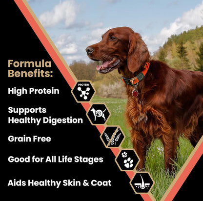 VICTOR Super Premium Dog Food – Grain Free Yukon River Canine – Supports Immune & Digestive Health for Dogs of All Life Stages – High Protein Dry Dog Food for All Normally Active Dogs, 15 lb
