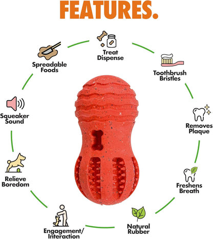 Max Fusion with Nike Grind, Dog Chew Toy, Arlee Weeble Treat Dispensing Toy for Dogs, Durable & Interactive for Pets, M