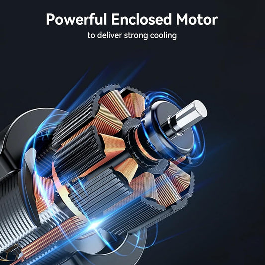 8800 CFM 24" Outdoor Commercial Wall Fan Oscillating, IP44 Waterproof Wall Mount Fan, Heavy Duty, 3 Speed, Adjustable Tilt for Factory, Warehouse, Garage, ETL Listed