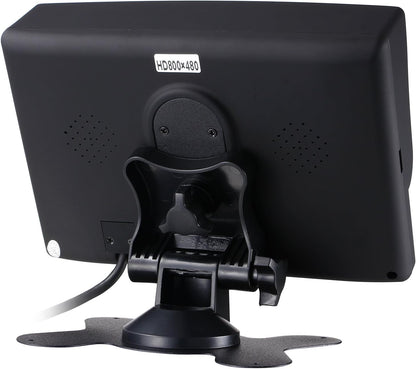 Truck Backup Camera Monitor kit,Heavyduty Vehicle Waterproof Night Vision Wide Angle Rearview Cab Cam+7 inch Screen+66ft Extension Cable for Bus/Van/Fifth Wheel/Trailer/RV/Camper/Pickup/(12V-24V)