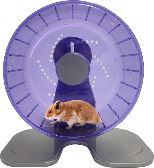 Petest Hamster Exercise Wheel, Silent Spinner Hamster Running Wheels, Diameter 8.3 inch, Purple
