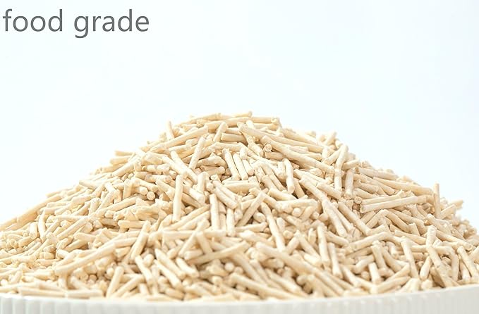 Tofu Cat Litter 5.6LB Fast Clumping, Dust-Free,100% Food Grade Raw Materials, Clumping,Flushable,Ultra Absorbent and Fast Drying,Solubility in Water,Really Dust-Free,Less Scattering (1)
