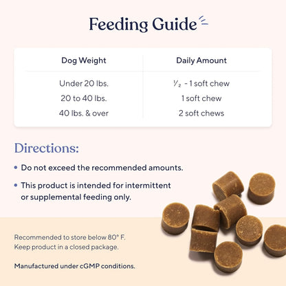 Pawfy Probiotics for Dogs | Supports Digestive Health, Diarrhea for Small, Large Dogs | Improves Gut Health | Anti Yeast Supplements | Skin Health Seasonal Allergies Support - 30 Chews (Bacon)