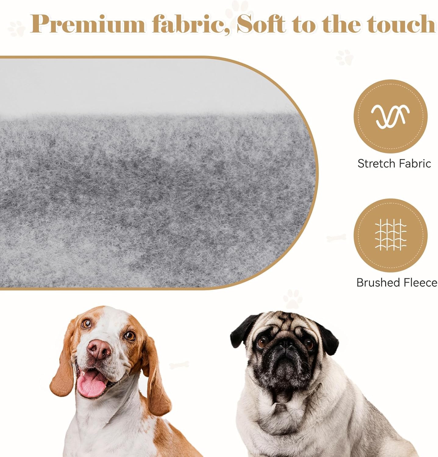 Dog Sweaters for Large Dogs Dog Hoodie Dog Sweater Solid Soft Brushed Fleece Dog Clothes Dog Hoodie Sweatshirt with Pocket(Grey-XL)