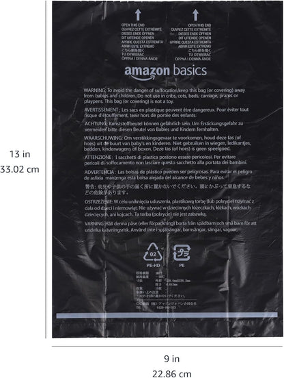 Amazon Basics Dog Poop Bags with Dispenser, 600 Count, Enhanced for Guaranteed Leakproof, Unscented, Includes Leash Clip