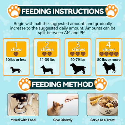 Probiotics for Dogs, 200 Soft Chews Digestive Probiotics & Enzymes for Gut Health with Pumpkin, Fibre for Dogs Anti Diarrhea, Upset Stomach, Gas Relief, Itchy Skin & Immune Support (Chicken)