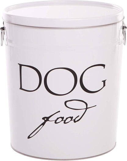 Harry Barker Pet Food Storage Collection, Classic White Food Storage - Small