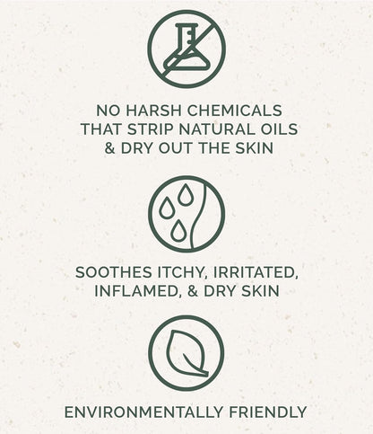 Chagrin Valley Soap & Salve Certified Organic Dog Shampoo and Conditioner – Dog Shampoo Itchy Skin Relief and Puppy Essentials - Natural Handmade Honey & Oats, 3.8 oz Bar Soap