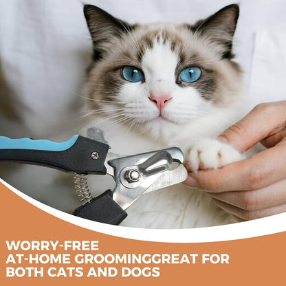 PAPIFEED Pet Nail Grinder for Dogs,3-Speed Rechargeable Dog Nail Trimmers and Professional Clippers,Paws Grooming Kit for Small Medium Large Dogs Cats - Orange