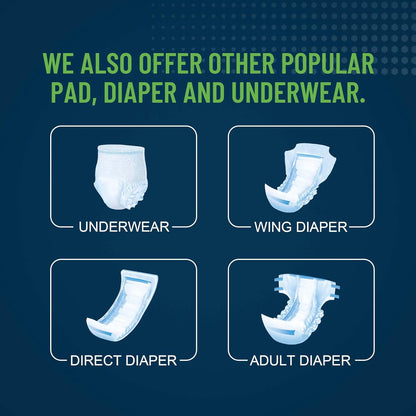 Unifree Disposable Underpads, Bed Pads, Incontinence Pad, Super Absorbent, 50 Count, Blue (XL 30x36 Inch)