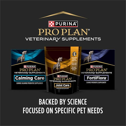 Purina Pro Plan Veterinary Supplements FortiFlora Daily Probiotics for Dogs Chewable Tablets for Digestive Gut Health and Diarrhea - 45 ct. Canister