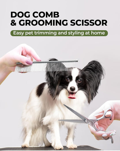 Dog Brush for Shedding Grooming,6 Pack Long-Pin Brush Set for Long Haired Dog Cat Goldendoodles Poodles Doodles Green
