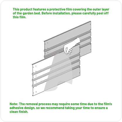 SnugNiture Galvanized Raised Garden Bed 6x3x1FT Outdoor Large Metal Planter Box Steel Kit for Planting Vegetables, Flowers