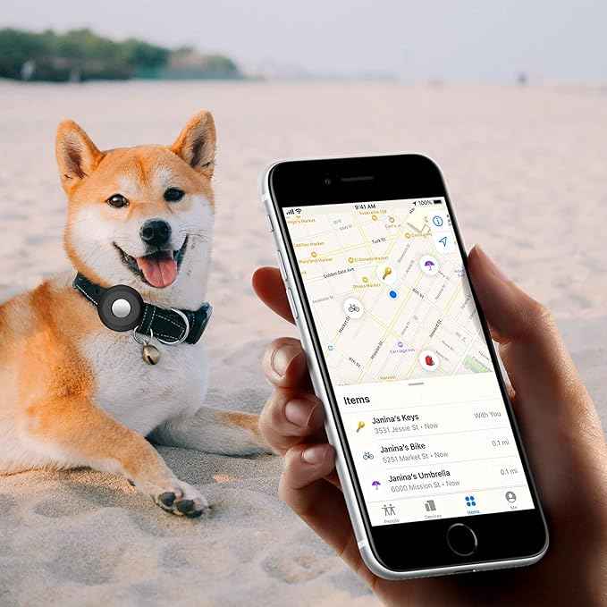 Compatible with Airtag Holder for Dog Collar, Cibaabo Silicone Air Tag Case Cover Compatible with Apple Airtags for 0.8-1.2inch Cat Pet Collar Harness Loop
