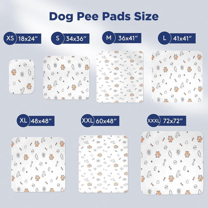 Washable Pee Pads for Dogs, Extra Large 60"x48" Super Absorbent Reusable Training Dog Pads, 100% Waterproof Non-Slip Dog Pee Pads Whelping Pads Dog Playpen Pads Extra Dog Pads Dog Mat Pet Pads