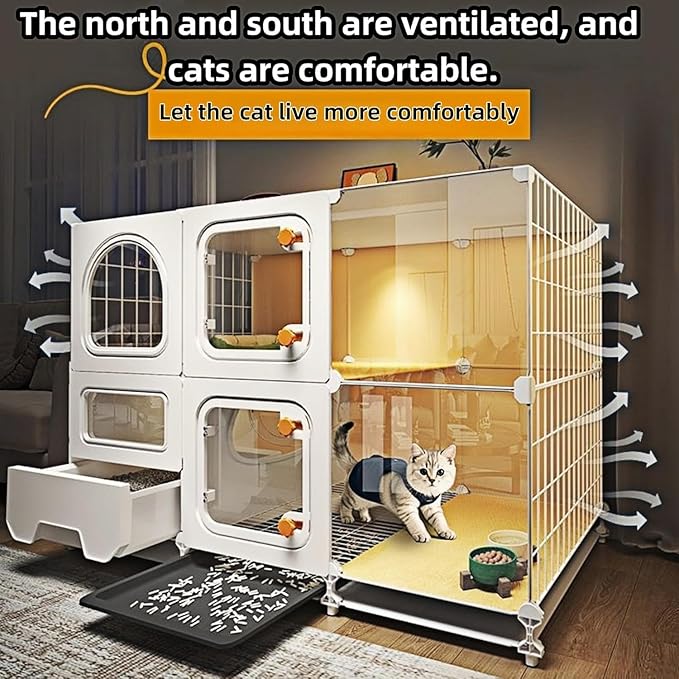 Cat Cage (28″(L) x18″(W) x34″(H))