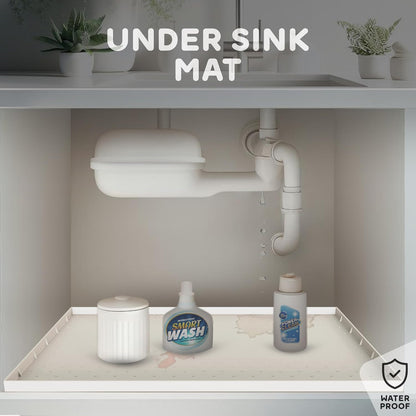 32x24x1” XL Dog Food Mat - All Purpose Under Sink Liner, Washer and Dryer Covers for The Top, Silicone Griddle Mat for Blackstone - Raised Edges Dog Mat for Food and Water Prevent Spill, Waterproof