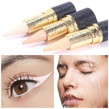 evpct 2Pcs Pastel Pink Gel Eyeliner Pencil Waterproof for Women Eye Face Paint, Pink Matte Cream Eyeliner Stick Crayon, Cat Eye Liners Eyeshadow Makeup Smooth Glide delineador de ojos contra el agua