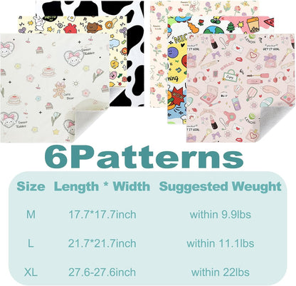 Cat Grooming Wrap, 2pcs [XL+XXL] Cat Restraint Wrap for Nail Clipping, Ear Cleaning, and Teeth Brushing, Self-Adherent, Anti-Bite, Anti-Scratch, Anti Scratch, Pink+Yellow