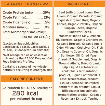 Primal Freeze Dried Dog Food, Pronto Mini Nuggets, Beef; Scoop & Serve, Complete & Balanced Meal; Also Use as Topper or Treat; Premium, Healthy, Grain Free High Protein Raw Dog Food (7 oz)