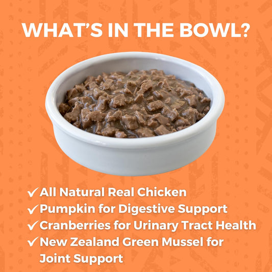 KOHA Minimal Ingredient Chicken Stew for Cats, High Protein Limited Ingredient Wet Cat Food, 5.5oz Cans (Case of 24)