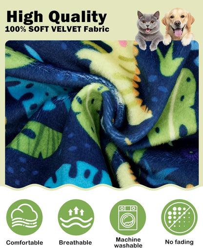 CuteBone Dinosaur Costume Dog Pajamas, Stretchy Spandex Crystal Velvet Sleepwear Coat for Small Dogs, Soft & Warm Pet Outfit Clothes for Cold Weather, Cozy Pullover Design COSP10XS