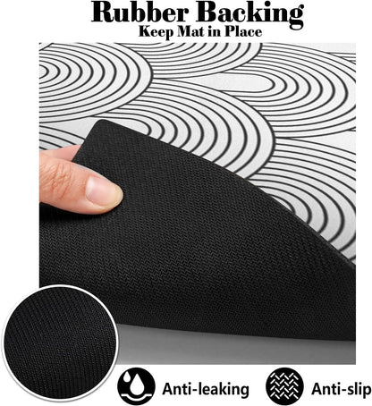 Personalized Dog Food Mat for Floors Absorbent, Custom Pet Cat Food Mat - Quick Dry Dog Bowl Mats for Food and Water Pet Supplies
