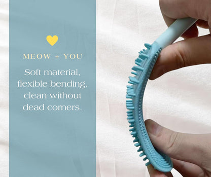 Cat Brush for Shedding,Cat Brushes for Indoor cats,Soft Comb, Short or Long Haired Cats,Pet Grooming,Bath and Massage Brush(3 pcs)