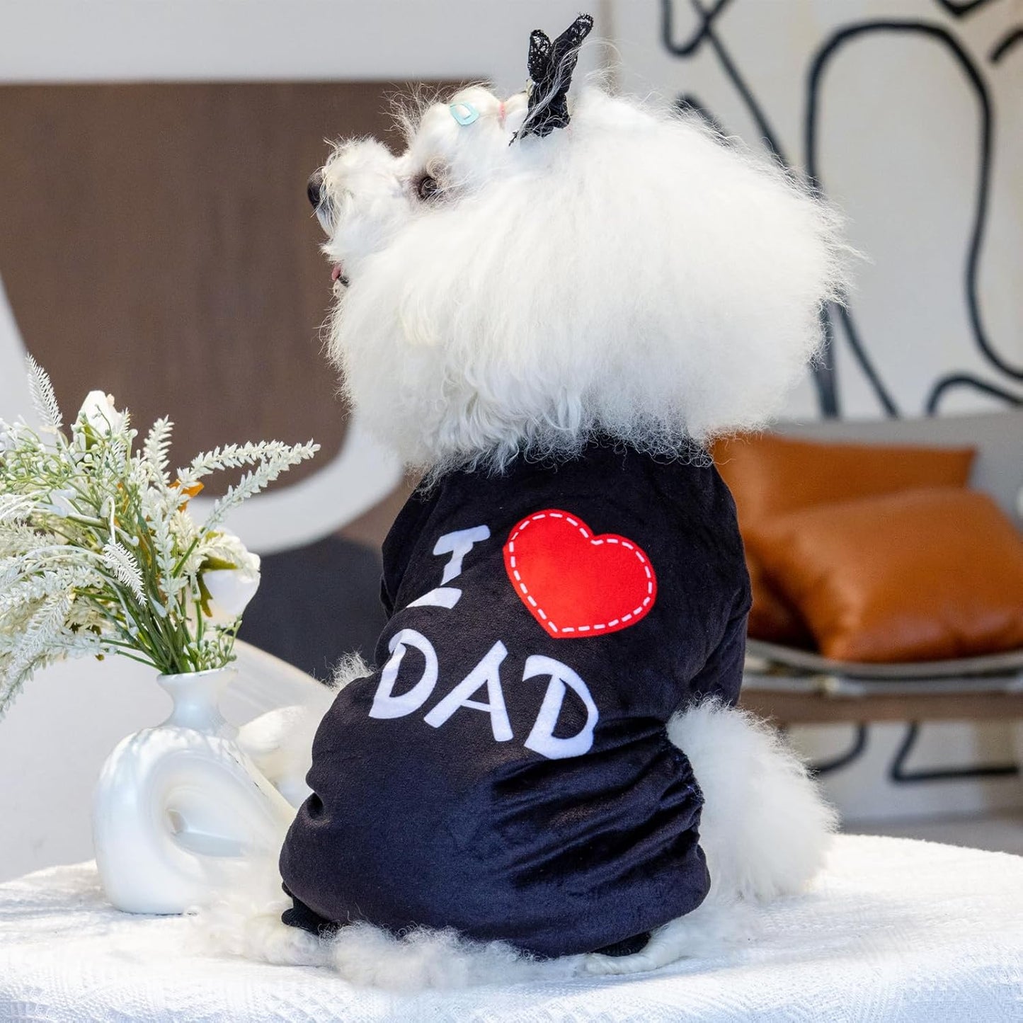 CuteBone Dog Halloween Pajamas Puppy Onesies Small Dogs Soft Pjs Coat Cat Apparel Comfy Pet Christmas Clothes Outfit Doggie Bodysuit P296L