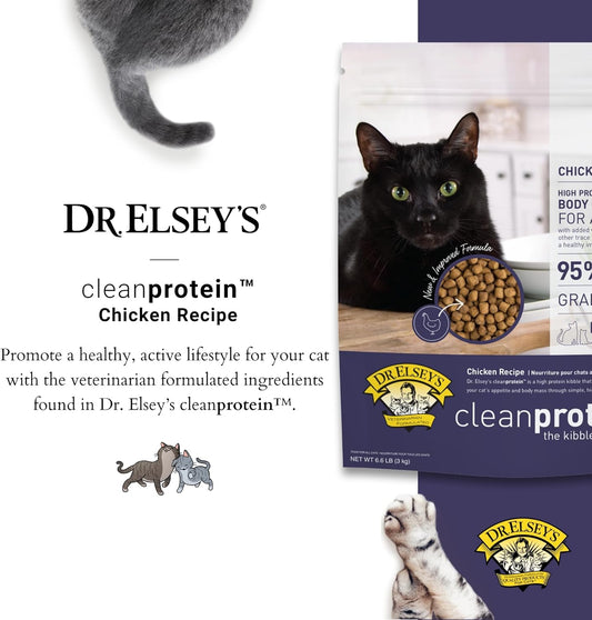 Dr. Elsey's cleanprotein Chicken Cat Kibble 6.6 lb. Bag