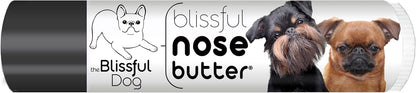 The Blissful Dog Brussels Griffon Nose Butter for Dry, Cracked Skin, Lick-Safe Dog Nose Balm with Moisturizing Shea Butter, Almond, Olive, and Essential Oils, Pet Supplies, Uncented, 0.15 oz.