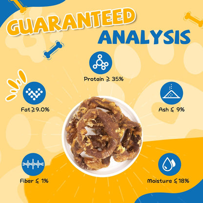 gazeupon Dog Treats, Chicken Wrapped Meat Ring,Made with Real Chicken and Beef Meat, Healthy Dog Chews, Rawhide Free,w/Glucosamine Chondroitin