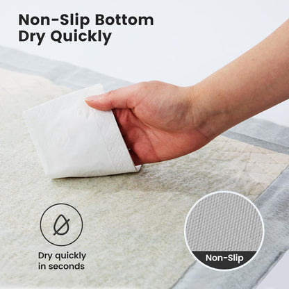 Gardner Pet 5XL Dog Pee Pads Extra Large, 37"x54" Super Absorbent & Leak-Proof Large Puppy Pads, Nop-Slip Bottom Disposable Pee Pads for Dogs Cats Crate, 50 Count Grey
