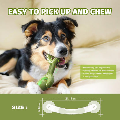 Indestructible Dog Toys for Aggressive Chewers - Heavy Duty Chew Proof Durable Toy for Large Breed Dogs, Interactive Tough Nylon Bone for Boredom Relief & Mental Stimulation