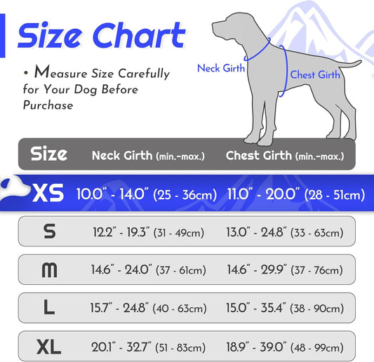 Eagloo Small Dog Harness No Pull, Service Vest with Reflective Strips and Control Handle, Adjustable and Comfortable for Easy Walking, No Choke Pet Harness with 2 Metal Rings, Blue, XS