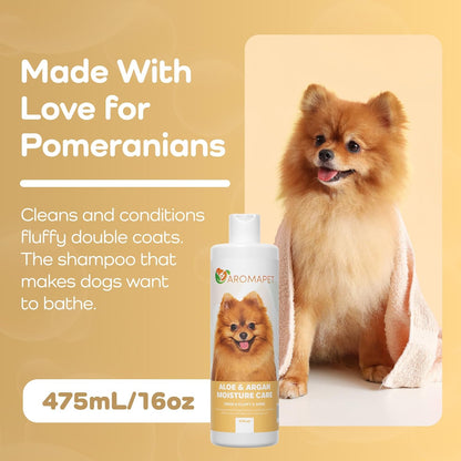 Sensitive Care -Tangle-Free-Silky Shine Softening and detangling Shampoo, Delicate Coat Clean & Odor Control Shampoo – Advanced Shine Formula for Dogs (Pomeranian, 16 Fluid Ounces)